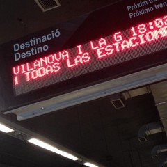 Cambio treno a El Prat