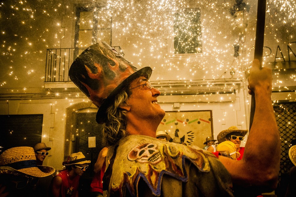 Diavoli di fuochi per Santa Tecla a Sitges